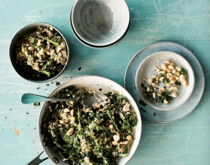 Greens Risotto — a plant-based British recipe by BOSH!