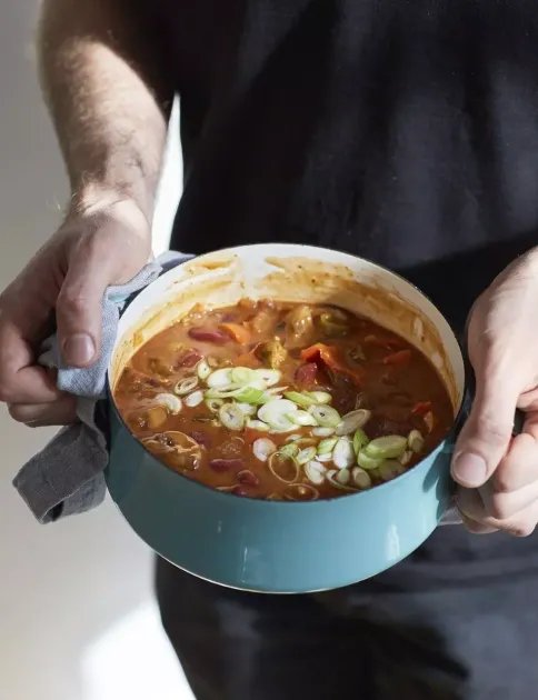 Holy Trinity Louisiana Gumbo — a plant-based American recipe by BOSH!