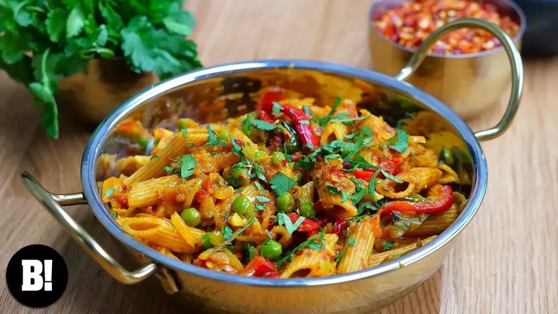 Indian Style Pasta — a plant-based Indian recipe by BOSH!