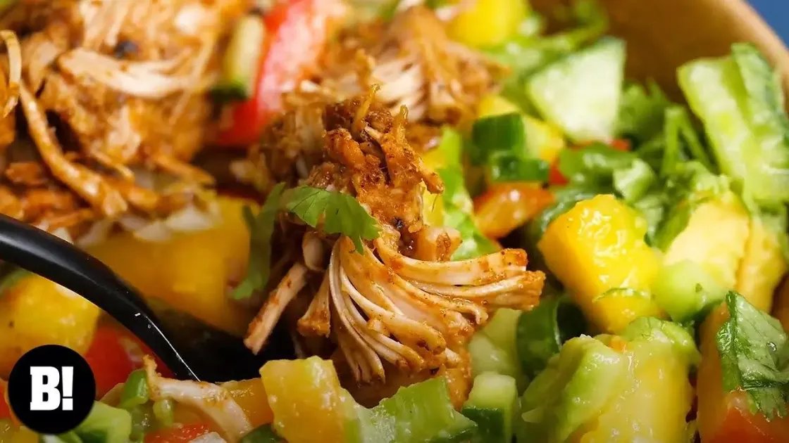 Jerk Jackfruit Salad and Mango Salsa — a plant-based Other recipe by BOSH!