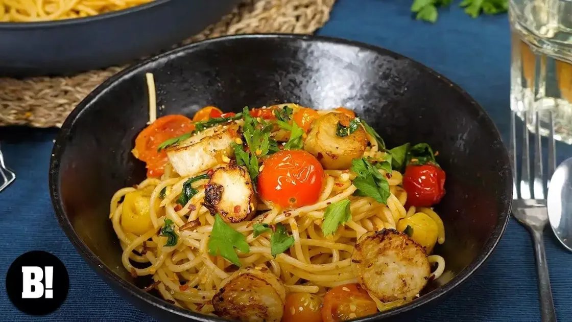 King Oyster 'Scallop' Spaghetti
