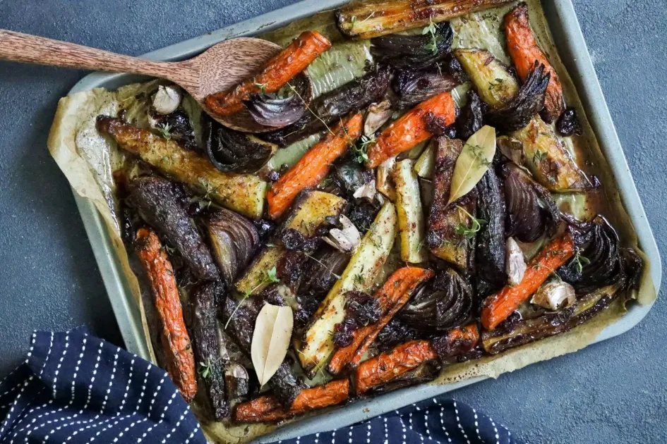 Maple Cranberry Carrots — a plant-based British recipe by BOSH!