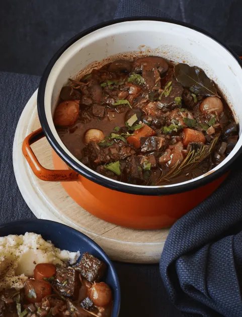 MEAT Beef Bourguignon — a plant-based British recipe by BOSH!