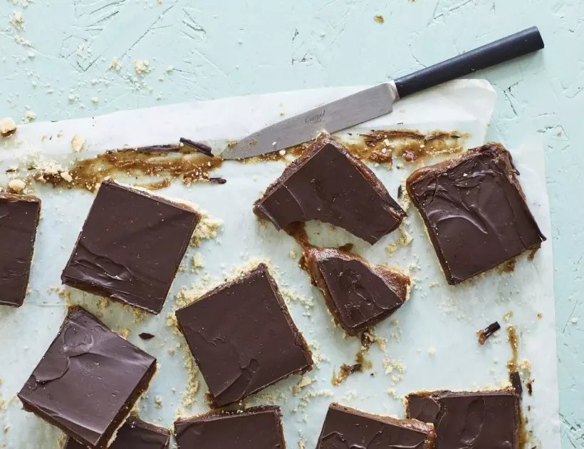 Millionaire's Shortbread — a plant-based British recipe by BOSH!