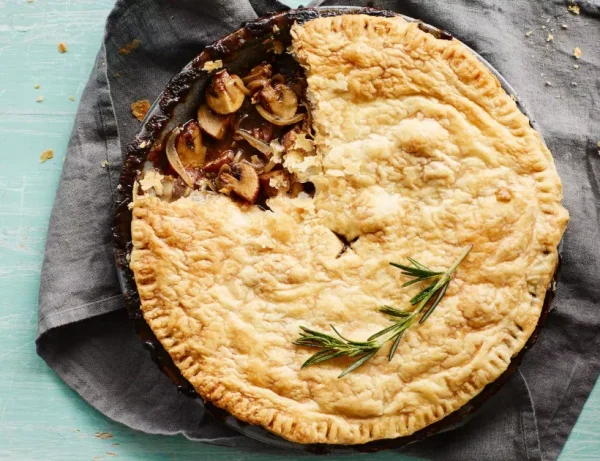 Mushroom and Guinness Pie