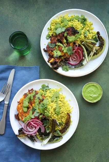 No-Waste Tandoori Cauli Steaks