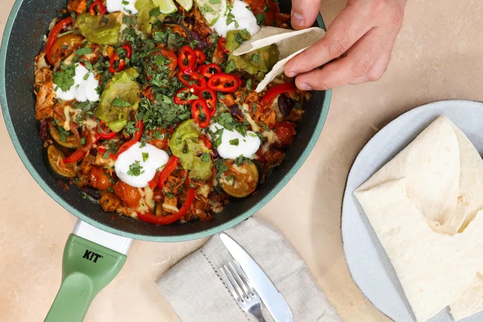 One Pan Naked Burrito