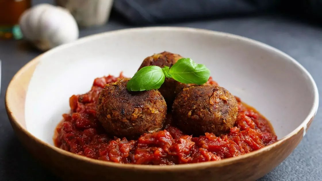 Pasta with BOSH! Balls — a plant-based Italian recipe by BOSH!