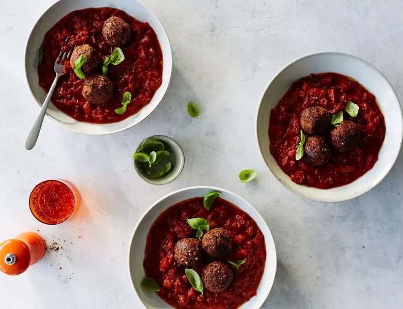 Pastaball Marinara — a plant-based Italian recipe by BOSH!