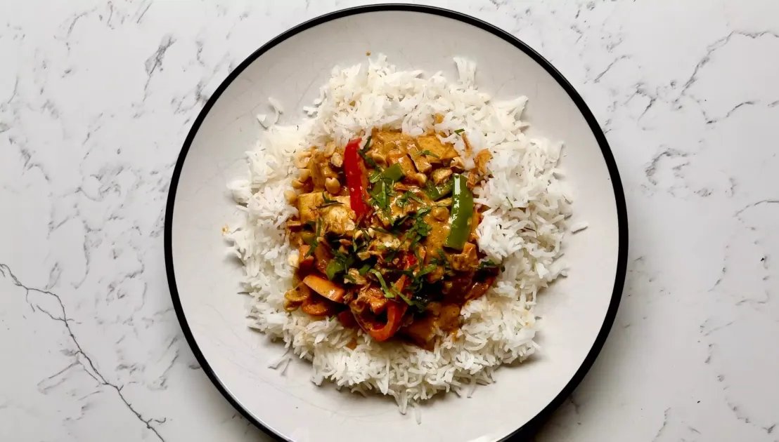 Peanut Butter Tofu Curry — a plant-based Indian recipe by BOSH!