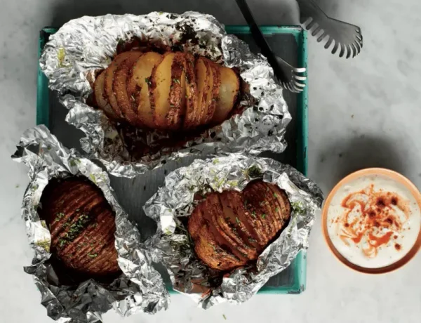 Peri Peri Hasselback Sweet Potato