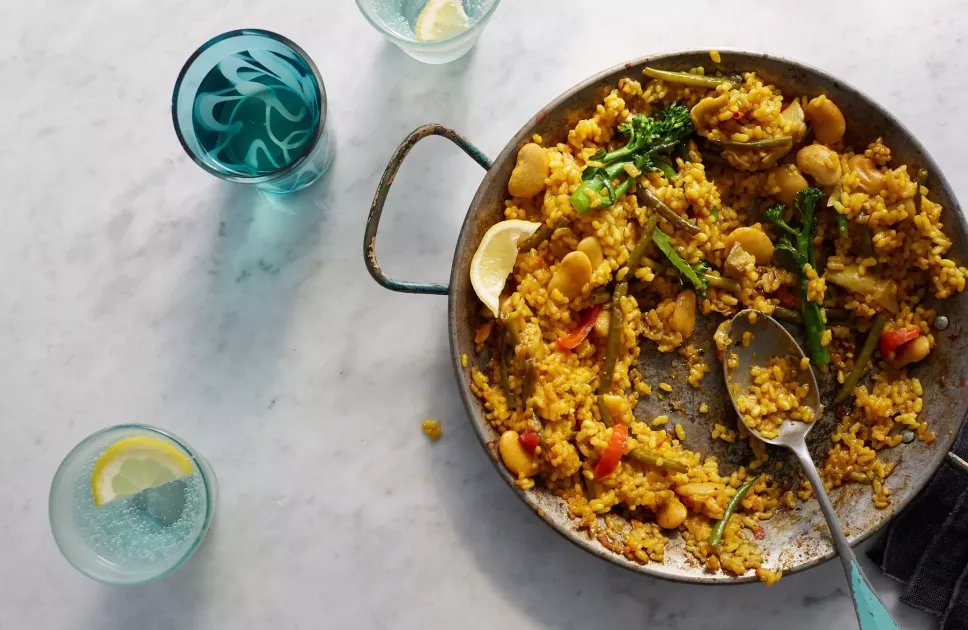 Pettigrew's Paella — a plant-based Mediterranean recipe by BOSH!