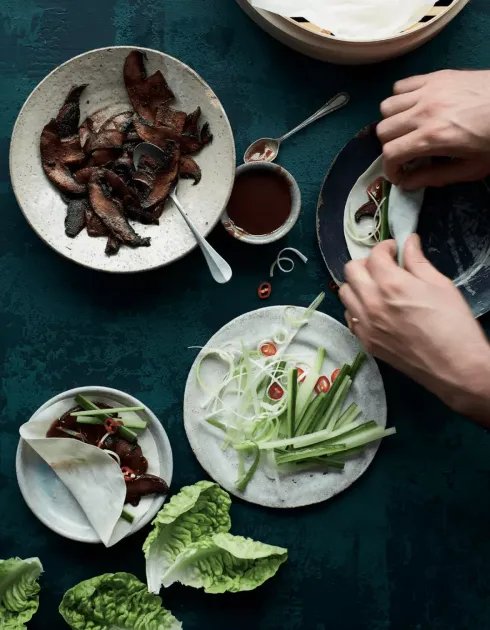 Plant-Based Duck Pancakes