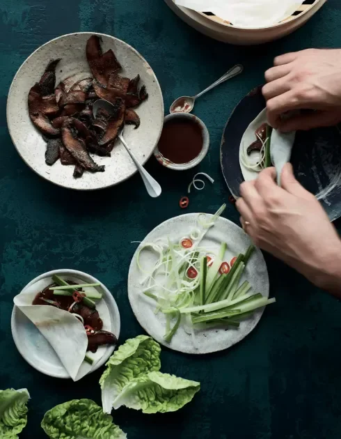 Plant-Based Duck Pancakes