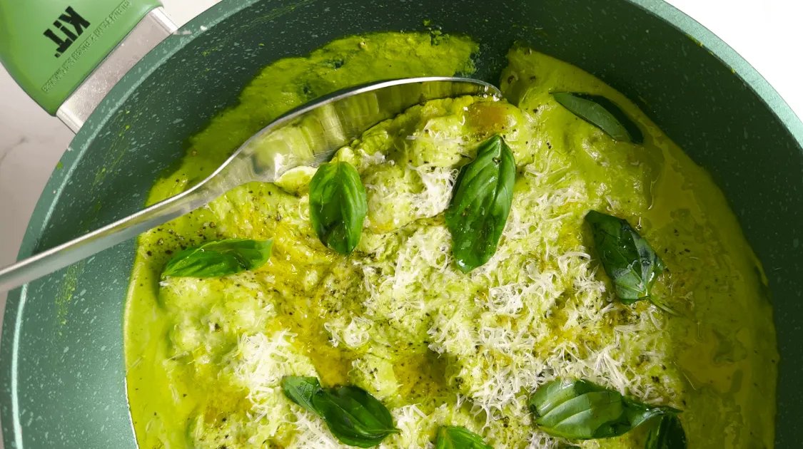 Protein Packed Super Green Crispy Gnocchi — a plant-based Italian recipe by BOSH!