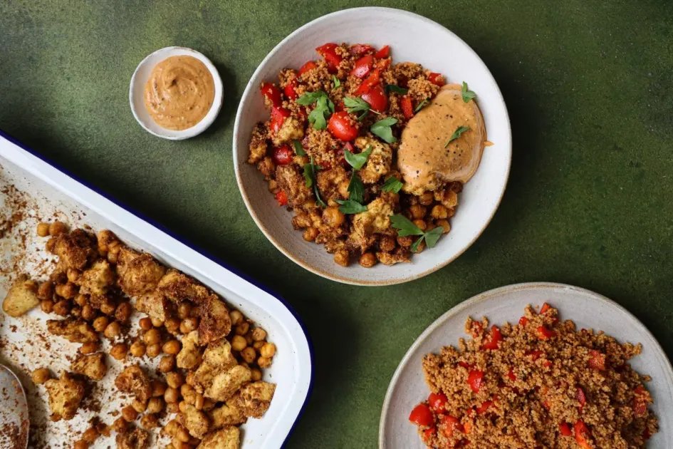 Punchy Protein Couscous — a plant-based Italian recipe by BOSH!