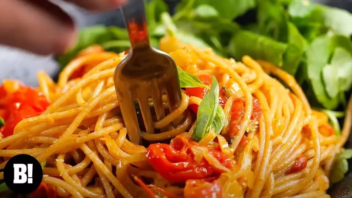 Rich Fennel Spaghetti — a plant-based Italian recipe by BOSH!