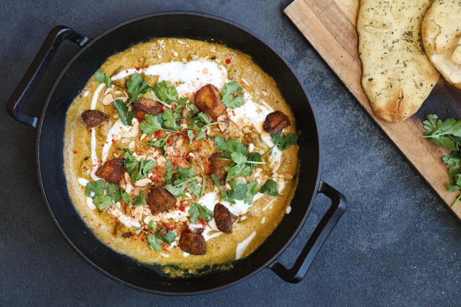 Roast Bombay Potato Korma — a plant-based Indian recipe by BOSH!