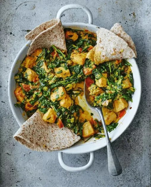 Serious Saag 'Paneer' — a plant-based Indian recipe by BOSH!