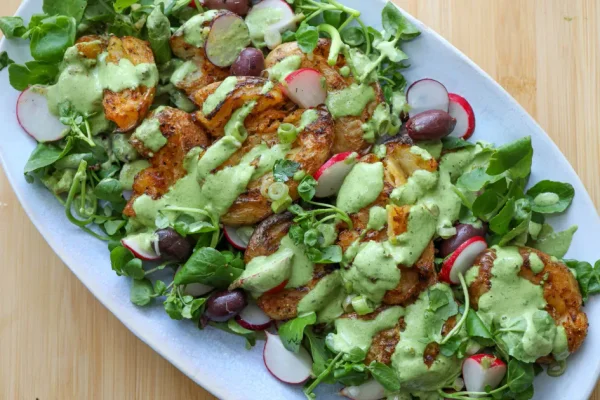 Smashed Potato Salad