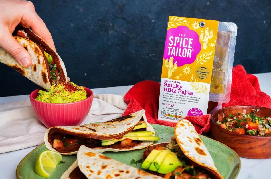 Smoky Smashed Chickpea Tacos