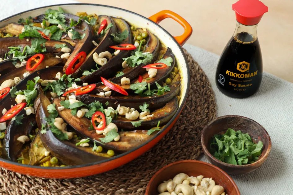 Soy Glazed Vegetable Biryani — a plant-based Indian recipe by BOSH!