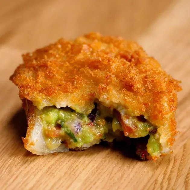 Spicy Guacamole Onion Rings — a plant-based British recipe by BOSH!