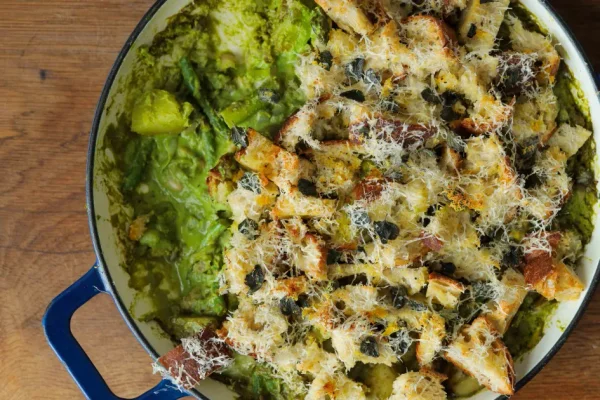 Spring Green Gratin