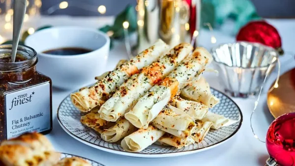 Spring Rolls with Sesame Ginger Dip