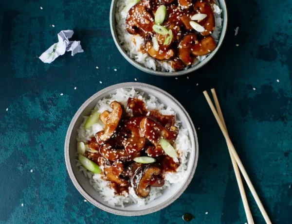 Sticky Shiitake Mushrooms