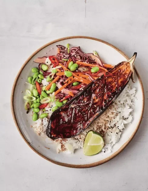 Sticky Teriyaki Aubergine