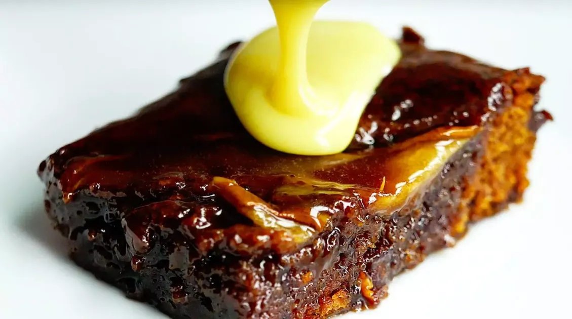 Sticky Toffee Pear Pudding