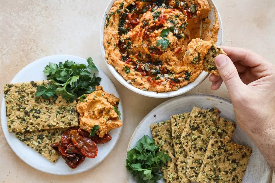 Sun-Dried Tomato Hummus