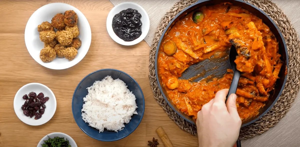 The Day After Christmas Curry — a plant-based British recipe by BOSH!