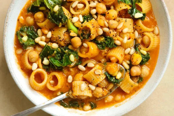 Tomatoey Chickpea Broth