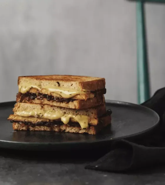 Vegan 'Bacon' Cheese Toastie