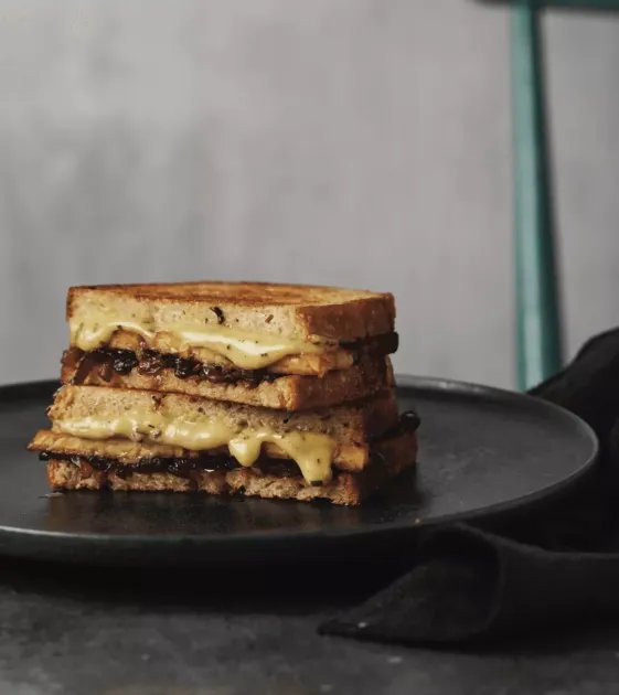 Vegan 'Bacon' Cheese Toastie 