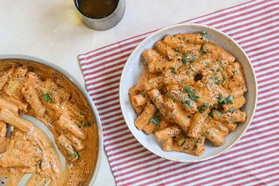 Vodka Pasta — a plant-based Italian recipe by BOSH!