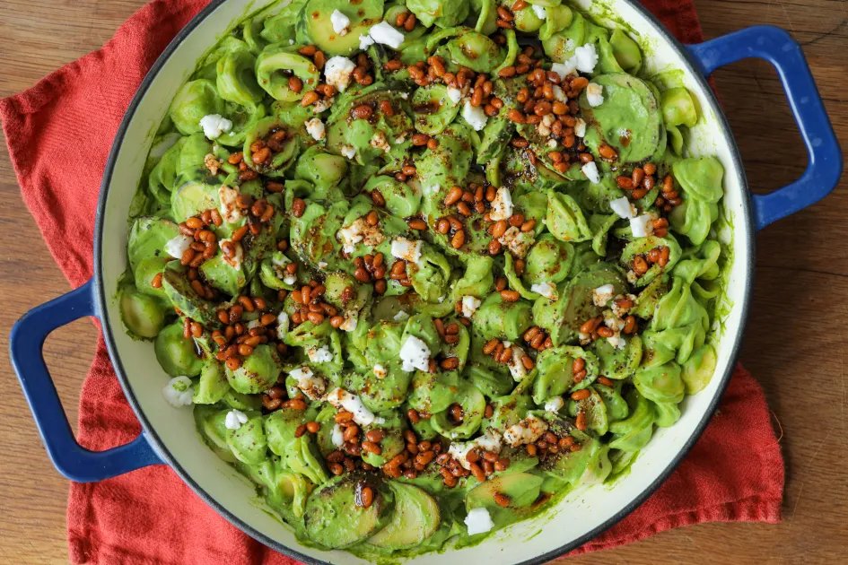 Wild Garlic Pasta — a plant-based Italian recipe by BOSH!