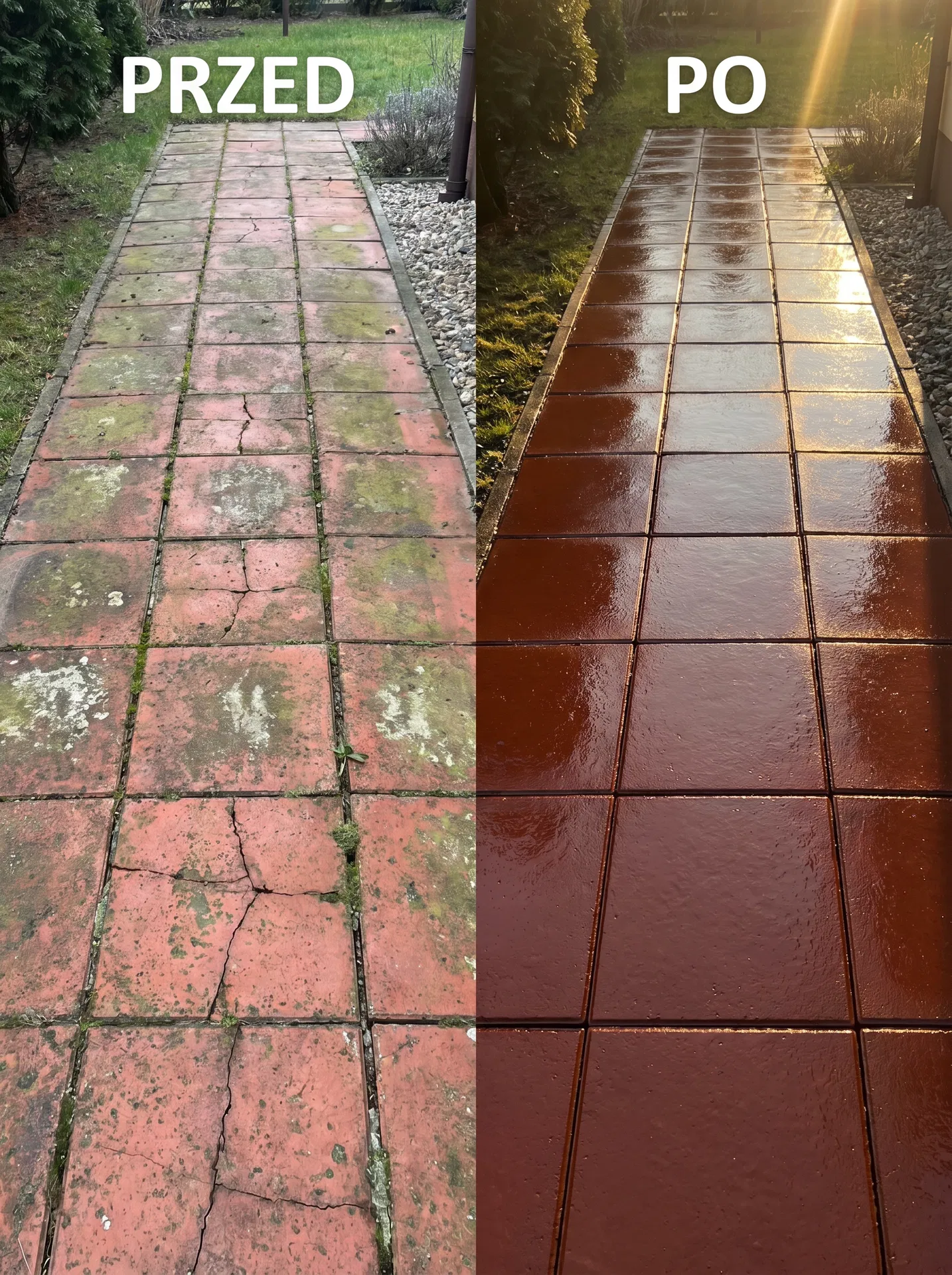 Ścieżka ogrodowa – Warszawa