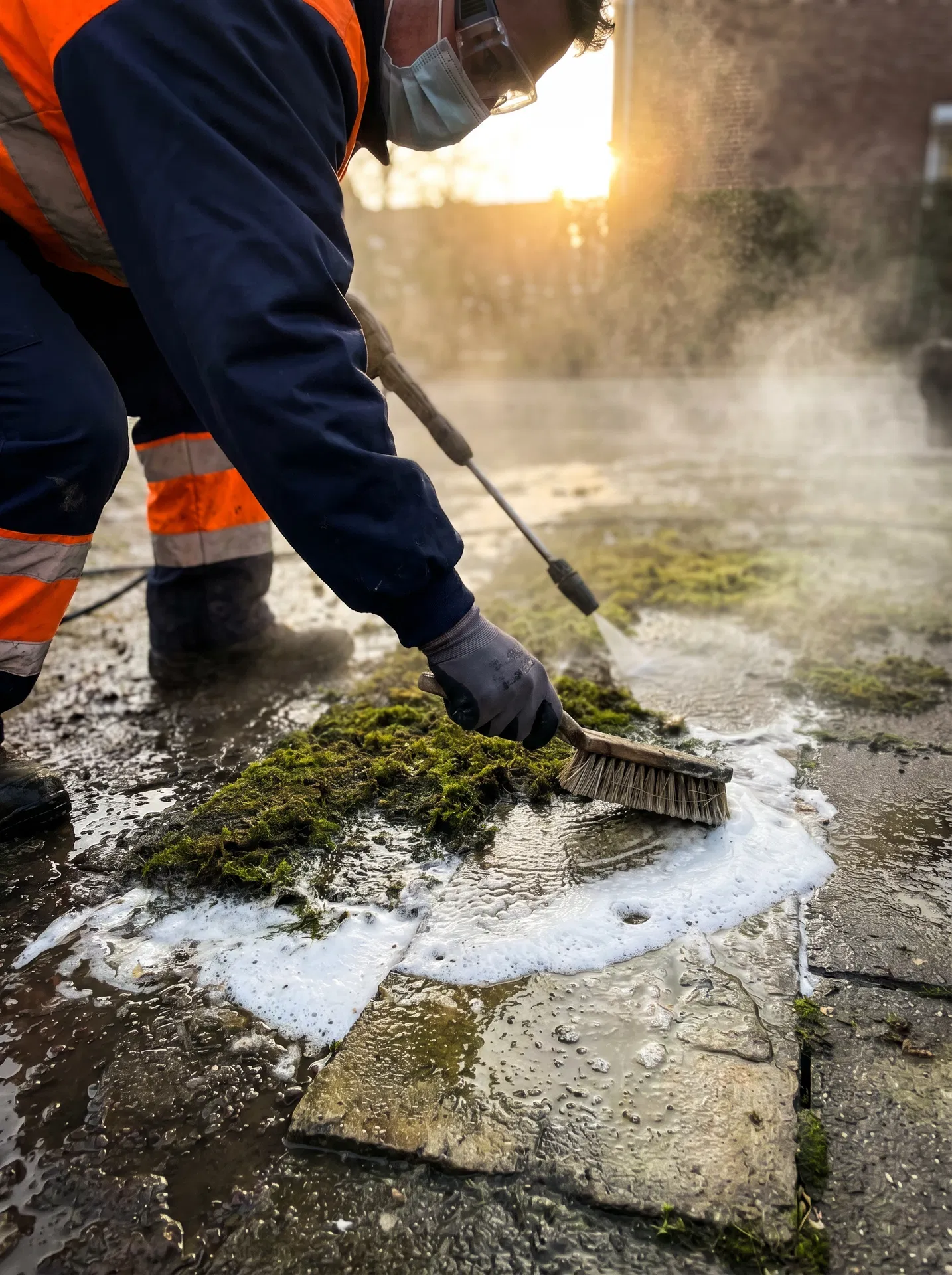 Usuwanie mchów i porostów