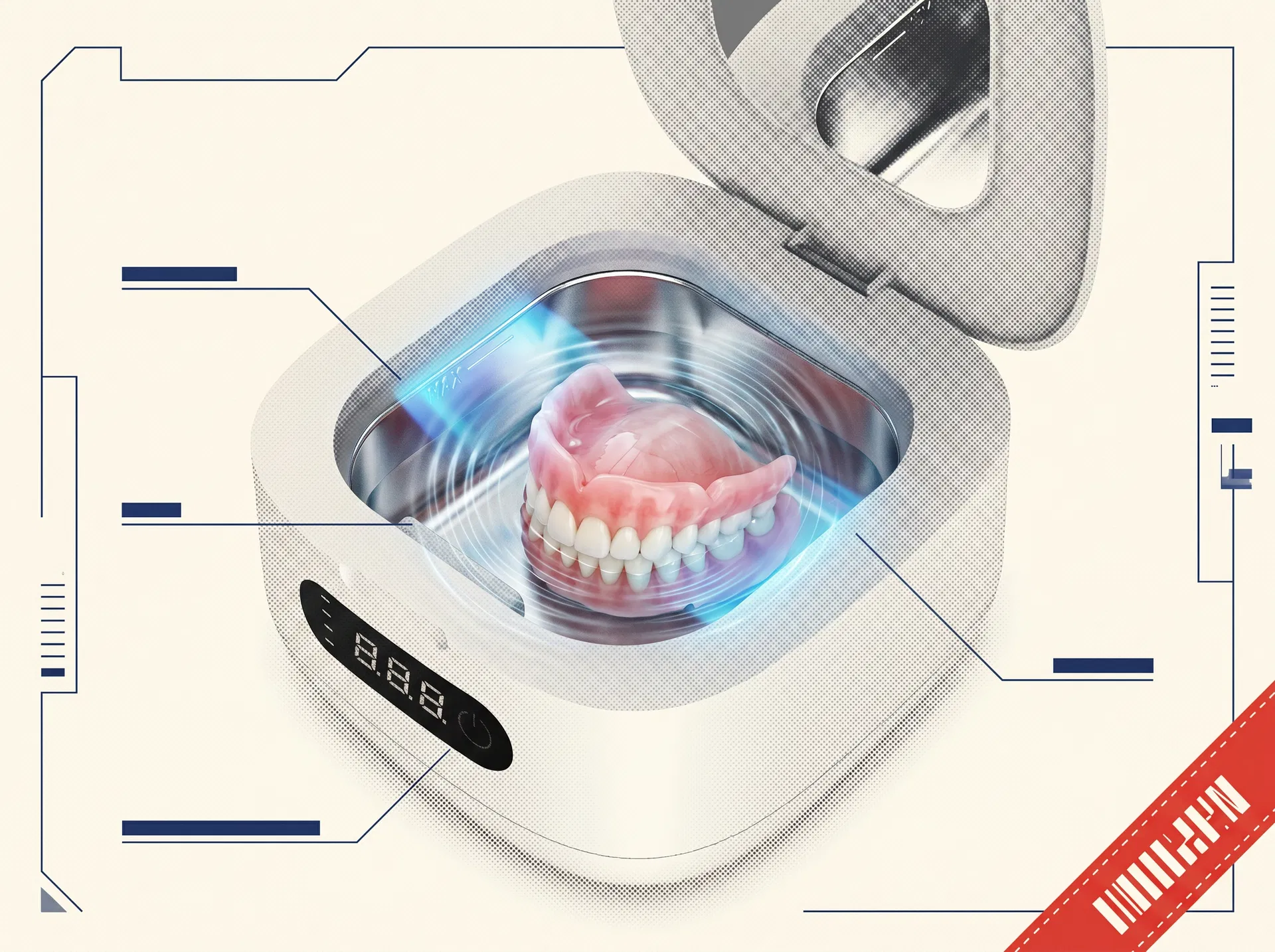 Klenopod ultrasonic and UV cleaning visualization