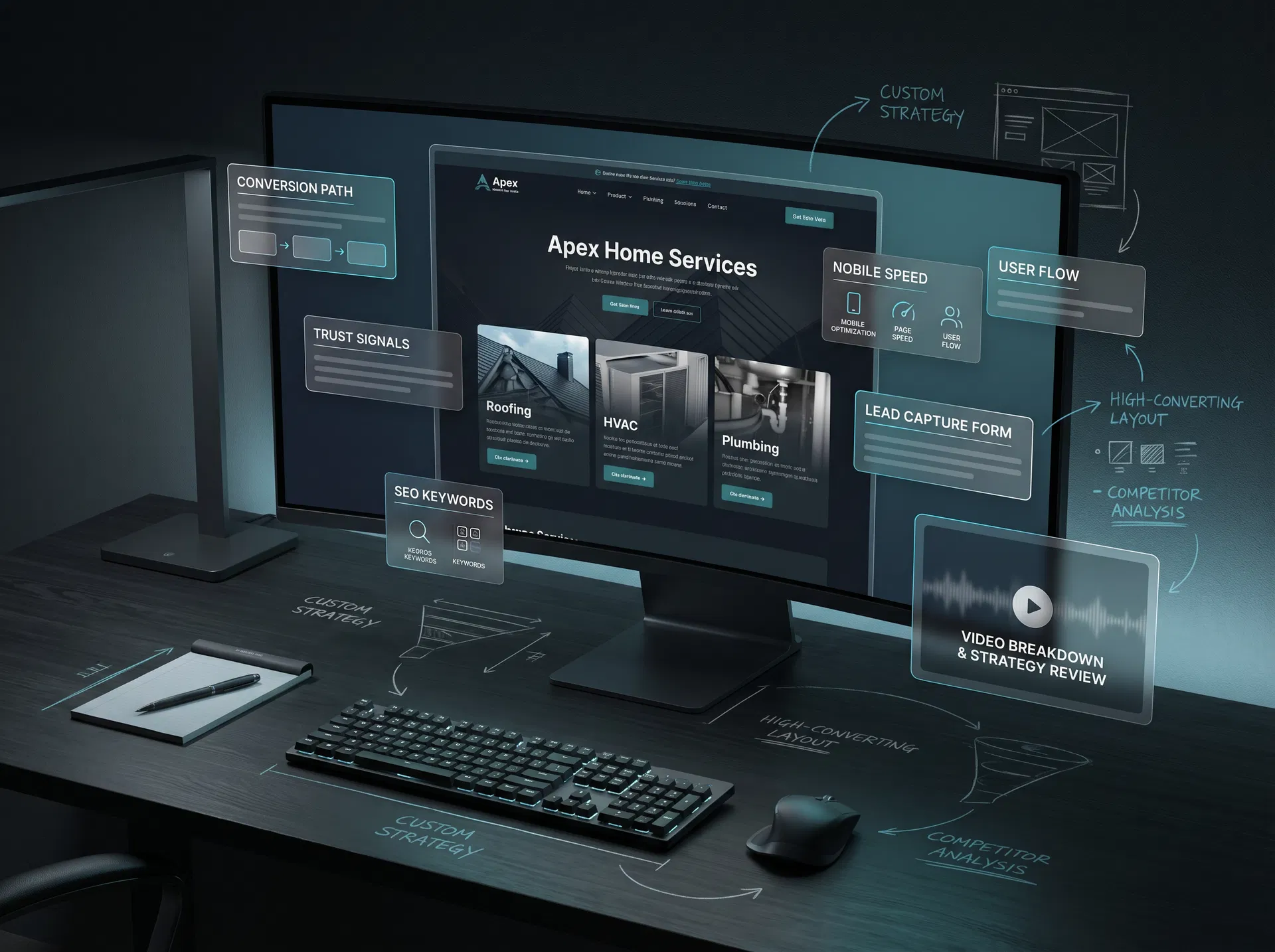 Website mockup review