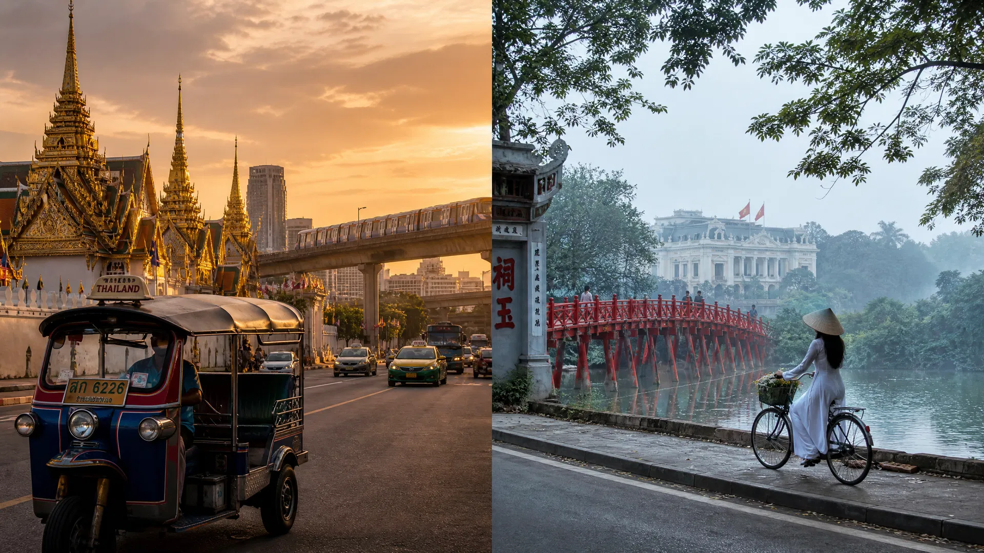 Bangkok vs Hanoi: One City Absorbed Everything. The Other Resisted It.