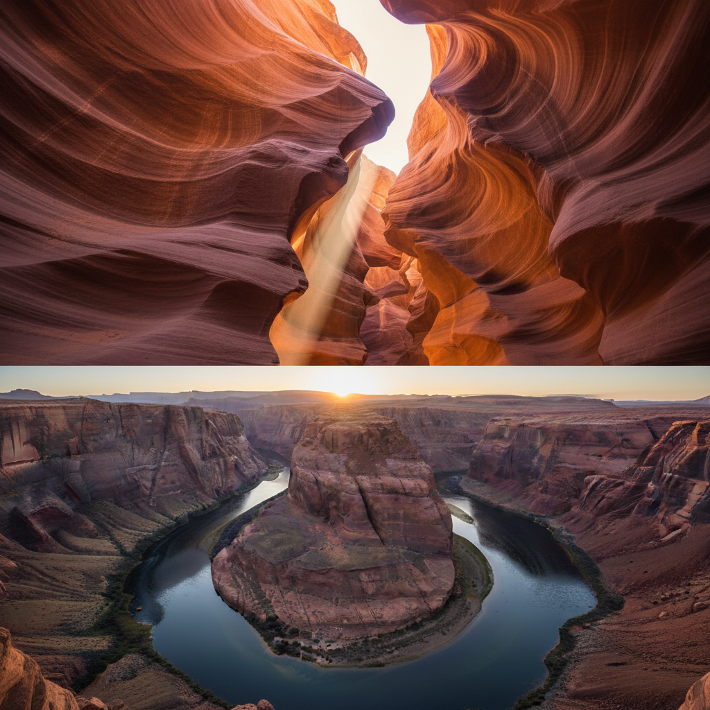 Antelope Canyon & Horseshoe Bend, Page, Arizona, USA travel guide