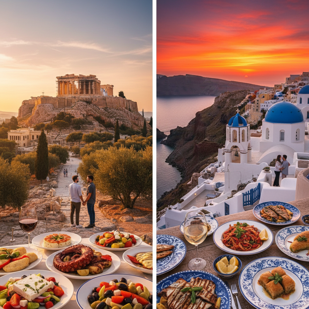 Greece for Couples: 10 Days in Athens & Santorini
