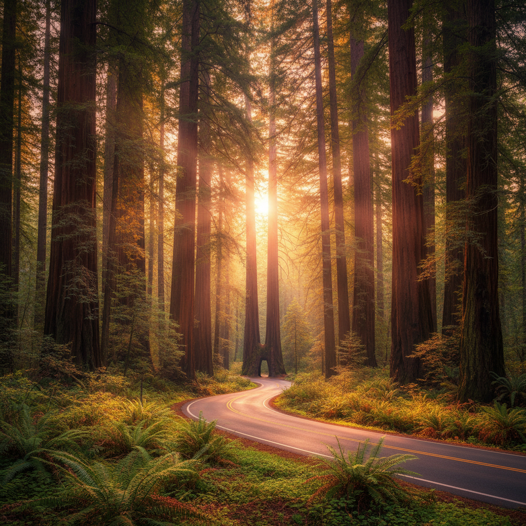 Humboldt Redwoods State Park, California, USA