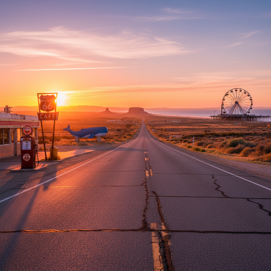 Route 66 — Oklahoma City to Santa Monica travel guide