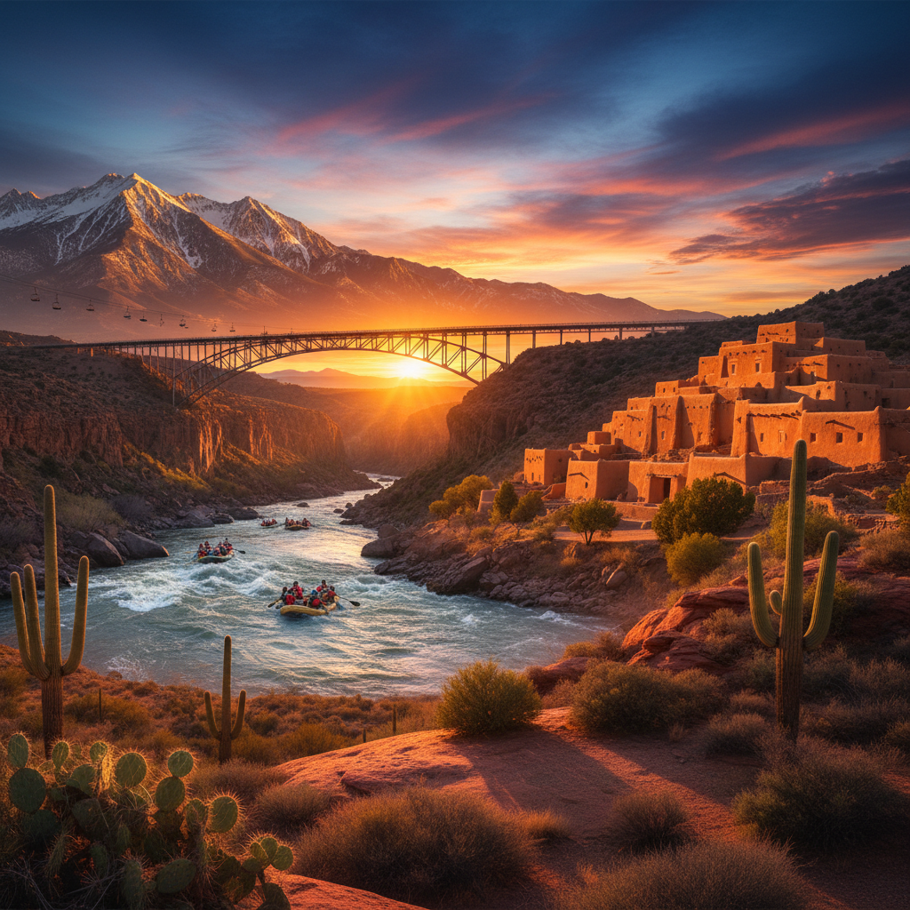 4-Day Taos Adventure: Skiing, Rafting & Pueblo Culture in the High Desert