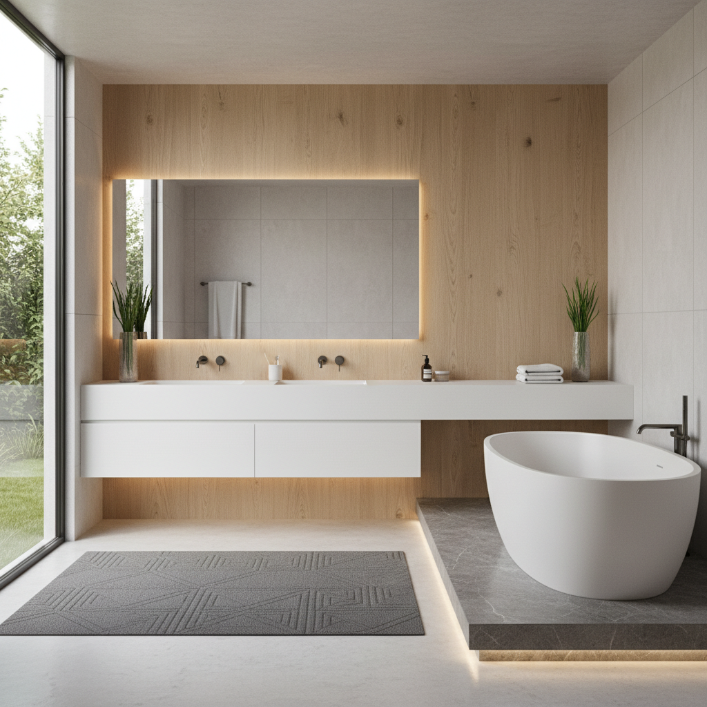 Beyond Luxury: Bathrooms as Wellness Sanctuaries and Refined Spaces with Corian